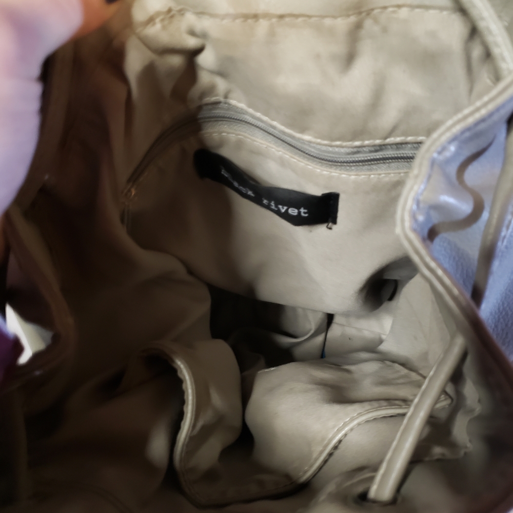 Black Rivet Backpack - Picture 5 of 6
